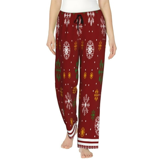 Xecao Merry Christmas Women's Straight Lounge Pajama Pants: The Epitome of Relaxed Sleepwear
