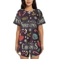 thumbnail image 1 of Xecao Merry Christmas print Swimsuit for women, Summer-ready, sporty style.Quick-dry fabric. Many sizes & colors., 1 of 9