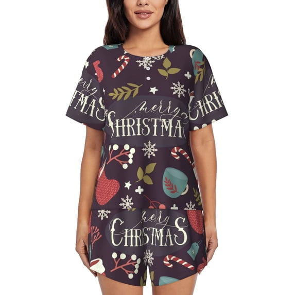 Xecao Merry Christmas print Swimsuit for women, Summer-ready, sporty style.Quick-dry fabric. Many sizes & colors.