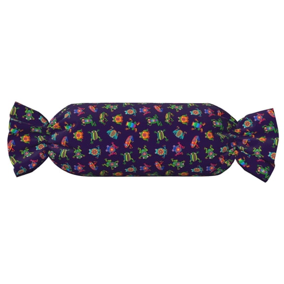 Xecao Mexican Frogs Print+Candy-Inspired Plush Pillow for Men Women Suitable for Beds, Sofas, Game Rooms Drawstring Closure