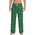 thumbnail image 1 of Xecao Milk Tea Men's Straight Lounge Pajama Pants: The Ultimate in Comfortable Sleepwear, 1 of 9
