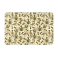 thumbnail image 1 of Xecao Monkeys and Pinealpples print Flannel Mat: Non-slip, 16x24in. Ideal for kitchen, bedroom, bath & living room., 1 of 1