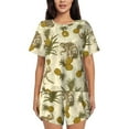 thumbnail image 1 of Xecao Monkeys and Pinealpples print Swimsuit for women, Summer-ready, sporty style.Quick-dry fabric. Many sizes & colors., 1 of 9
