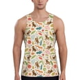 thumbnail image 1 of Xecao Monkeys in the Jungle Men's Tank Top Workout Quick Dry Sleeveless Gym Jogging Muscle Shirts Summer Swim Beach Tops, 1 of 9