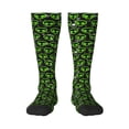 thumbnail image 1 of Xecao Monster Neon Head Print Compression Socks for Both Men And Women for Running, Travel, Flight, Nurse, 1 of 6