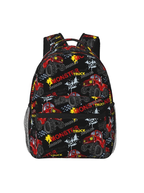 Monster Truck Backpack, a stylish and functional choice for both men and women, is the perfect basic bookbag for college, work, or travel