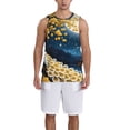 thumbnail image 1 of Xecao Moonlit Golden Tree Peacock print basketball shirt for both men and women, a unisex basketball jersey perfect for theme parties-X-Large, 1 of 6