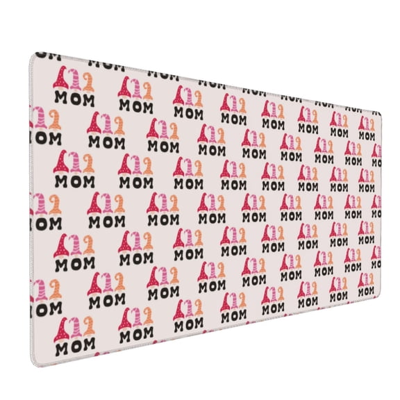 Xecao Mothers Day Print Large Mouse Pad, 16x35.5in Mousepad, Professional Non-Slip Rubber Base Big Mouse Pad, Mouse Pad for Gaming & Office Full Desk Mouse Pad
