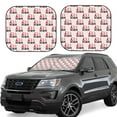 thumbnail image 1 of Xecao Mothers Day for Foldable Car Sun Shades (2-Pack) offer sun protection with an easy-fold design for convenient windshield shading., 1 of 7