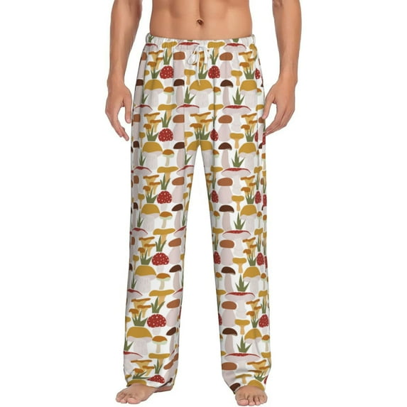 Xecao Mushroom Men's Straight Lounge Pajama Pants: The Ultimate in Comfortable Sleepwear