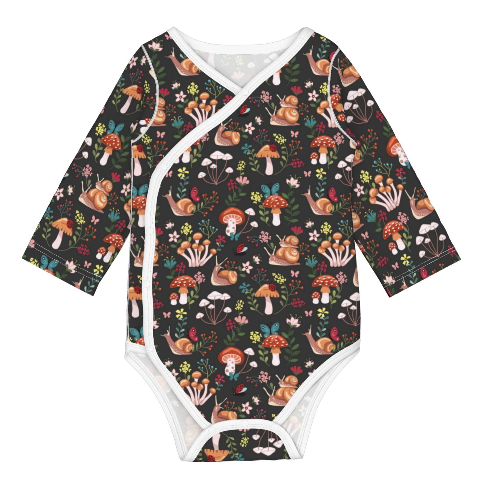Small Story Organic Cotton Short Sleeve Printed Bodysuit (5 Pack