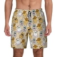 thumbnail image 1 of Xecao Music Dancing Cat for Men's Swimming Trunks Swim Trunks Quick Dry Swim Shorts with Mesh Lining Funny Swimwear Bathing Suits, 1 of 9