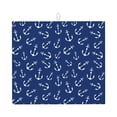 thumbnail image 1 of Xecao Nautical Anchors Print Dish Drying Mat for Kitchen Counter,Absorbent Coffee Bar Mat, Dish Drainer Rack Mats,Dining Room Decoration, 1 of 8