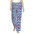 thumbnail image 1 of Xecao Nautical Anchors Women's Straight Lounge Pajama Pants: The Epitome of Relaxed Sleepwear, 1 of 9