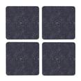 thumbnail image 1 of Xecao Navy Dark Blue for MDF Cork Coaster 4 Pcs,Drink Coasters,Suit for House Warming Gifts New Home ,Coffee Table Decor-Square, 1 of 7