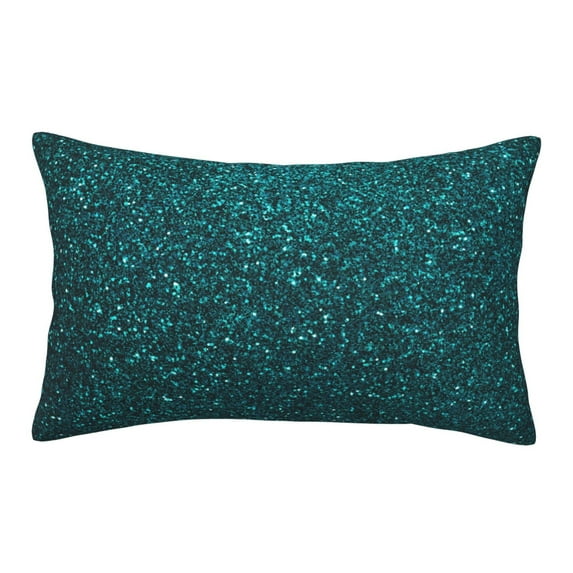 Xecao Navy blue sparkling for Decorative Throw Pillow Case for Couch,Sofa or Bed Set,Pillow Cover for Sofa Home Decor Ideal Gift(Pillow core not included)-16"x24"