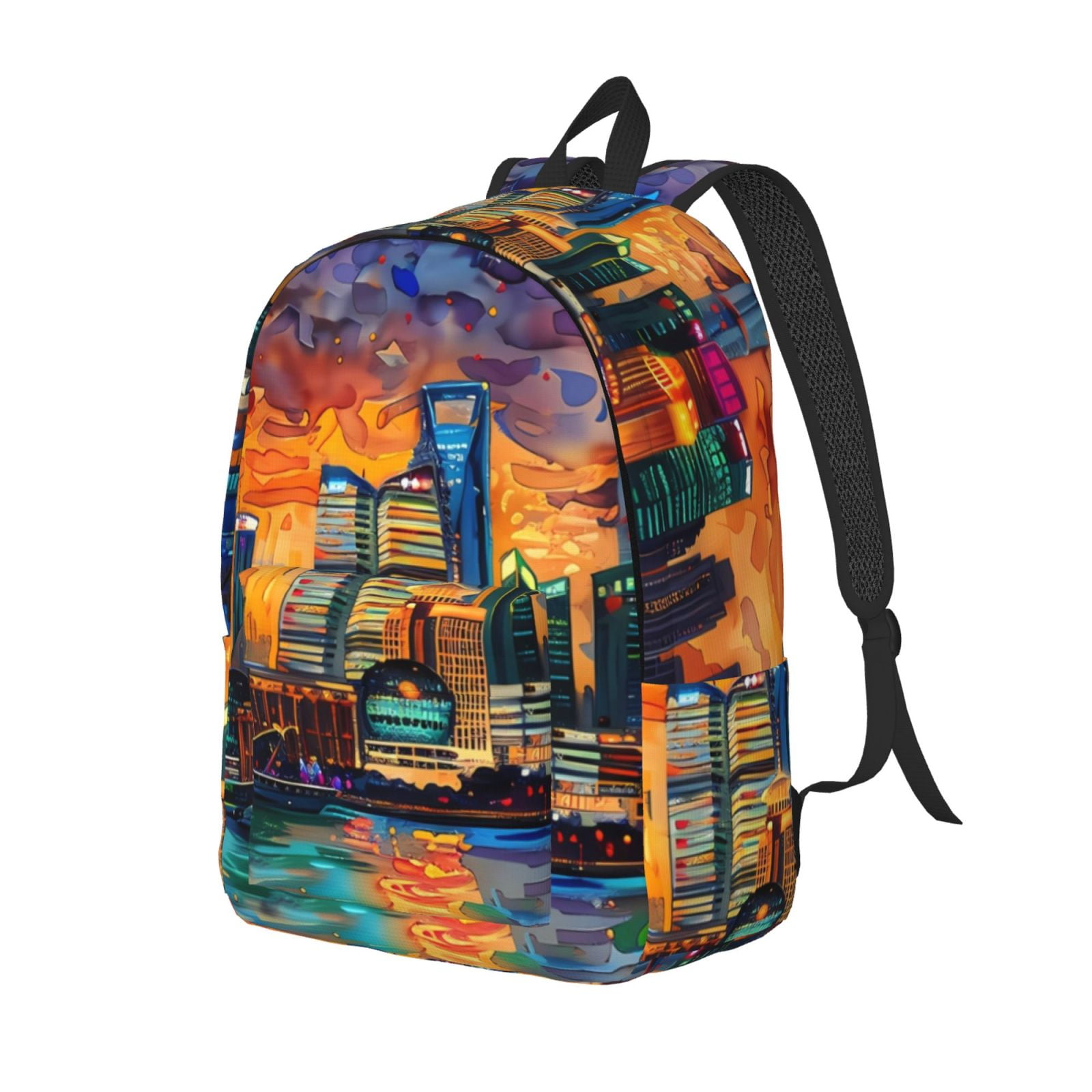 Cityscape laptop backpack on sale