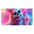 thumbnail image 1 of Xecao Neon Skull With Milkshake for Waterproof Mouse Pad - Extended Contour Mouse Mat, Large Gaming Mousepad Laptop Keyboard Mat with Non-Slip Rubber Base, 1 of 8