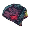 thumbnail image 1 of Xecao Neon Zombie Skull Print Beanie Hat Toddler Girls Boys, Baby Hats Winter Warm Knitted Thermal, Kids Winter Caps, 1 of 7