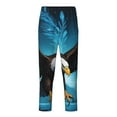thumbnail image 1 of Xecao Night Sky Forest Bald Eagle Print Teenagers' Pajama Pants Long Sleep Pants Soft Elastic Waist Pajama Bottoms Elastic waist with 2 Pockets 5-16 Years-XS(5-6), 1 of 6