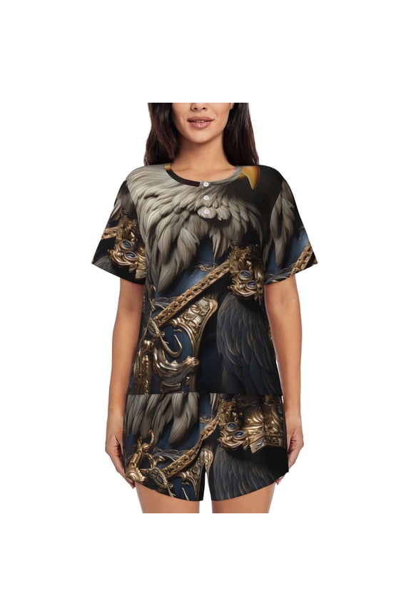 Noble Style Bald Eagle print Swimsuit for women, Summer-ready, sporty style.Quick-dry fabric. Many sizes & colors.