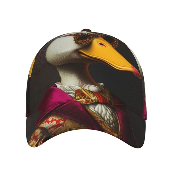 Xecao Noble Style Duck for Baseball Cap: Unisex, crafted from classic polyester twill fabric, featuring a soft unconstructed design