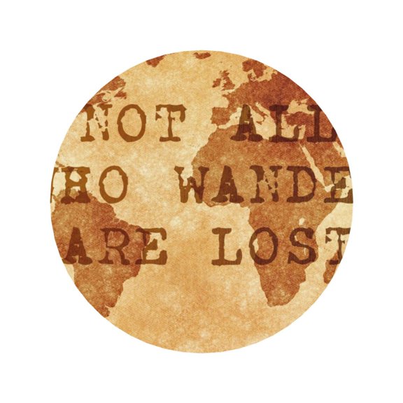 Xecao Not All Those Who Wander Are Lost2 for Fridge Magnets - Fun Decorative Refrigerator Magnets, Cute and Soft for Stylish Kitchen Accents