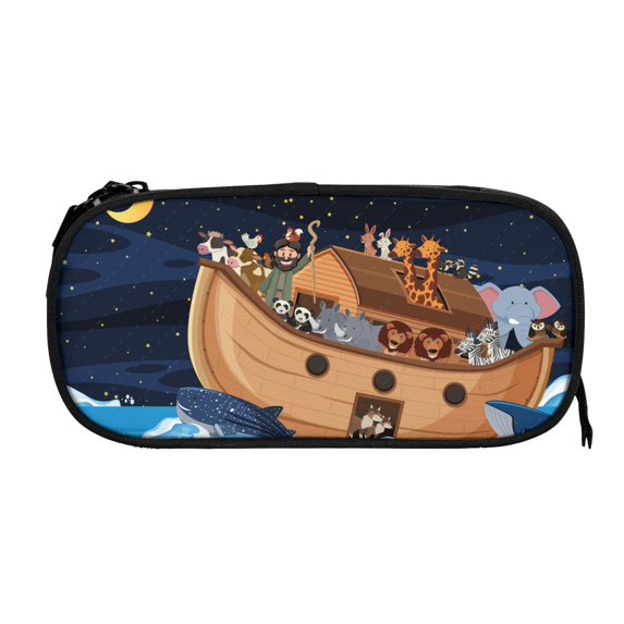 Xecao Ocean Scene with Noah's Ark print Fanny Pack Belt Bag for Women and Men, Fashionable Waterproof Waist Pack with Adjustable Strap for Traveling, Hiking, Jogging, Cycling