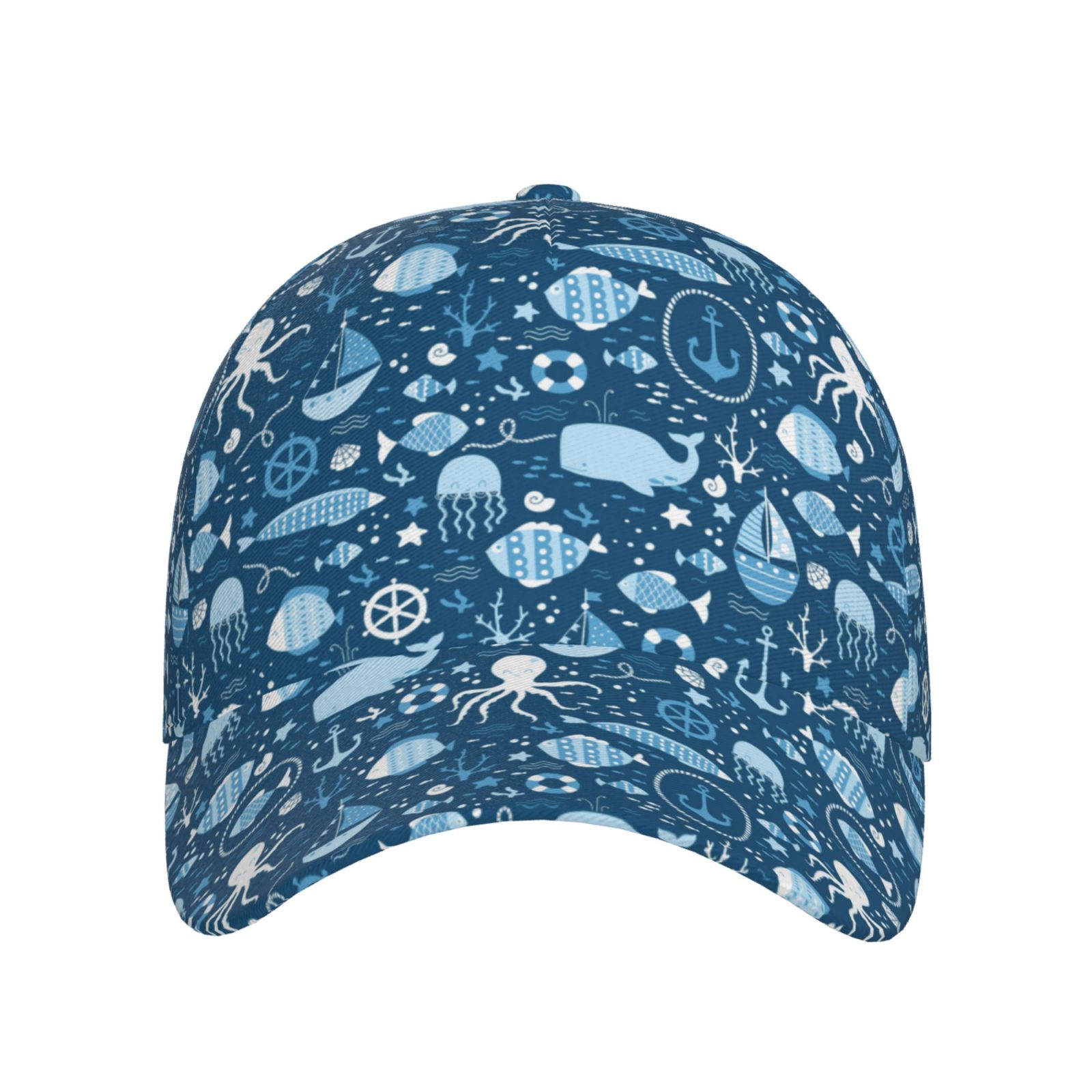Xecao Octopus And Whale for Baseball Cap: Unisex, crafted from classic ...