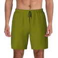 thumbnail image 1 of Xecao Olive for Men's Swimming Trunks Swim Trunks Quick Dry Swim Shorts with Mesh Lining Funny Swimwear Bathing Suits, 1 of 9