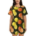 thumbnail image 1 of Xecao Orange Lemon print Swimsuit for women, Summer-ready, sporty style.Quick-dry fabric. Many sizes & colors., 1 of 9