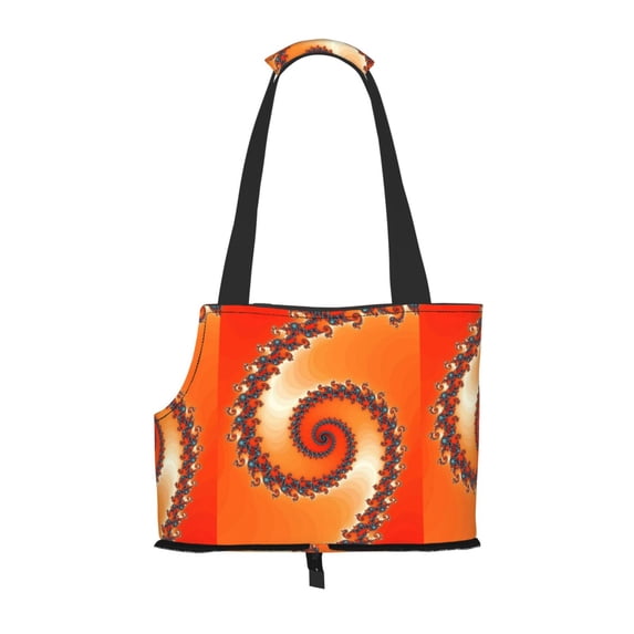 Xecao Orange Rotating for Cat Carrier Small Dog Handbag: The Ideal Travel Companion for Your Pet