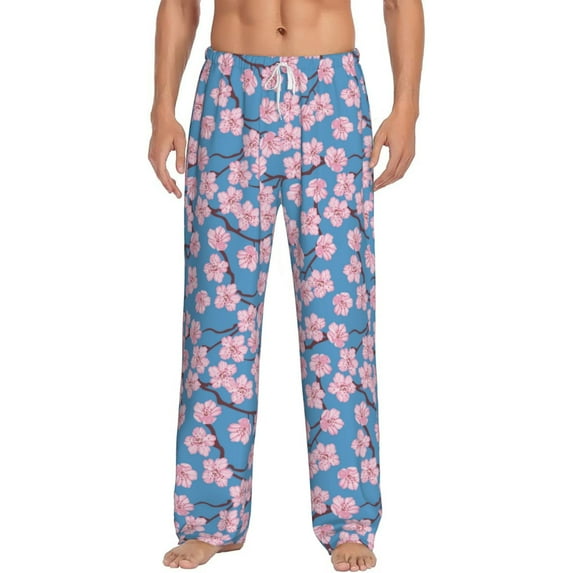 Xecao Orchids Flowers Men's Straight Lounge Pajama Pants: The Ultimate in Comfortable Sleepwear