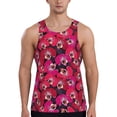 thumbnail image 1 of Xecao Orchids Flowers Men's Tank Top Workout Quick Dry Sleeveless Gym Jogging Muscle Shirts Summer Swim Beach Tops, 1 of 9