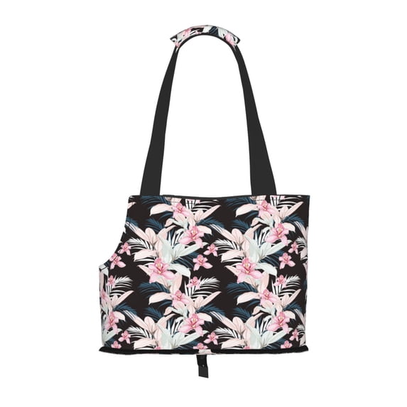 Xecao Orchids Flowers for Cat Carrier Small Dog Handbag: The Ideal Travel Companion for Your Pet