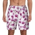 thumbnail image 1 of Xecao Orchids Flowers for Men's Swimming Trunks Swim Trunks Quick Dry Swim Shorts with Mesh Lining Funny Swimwear Bathing Suits, 1 of 9