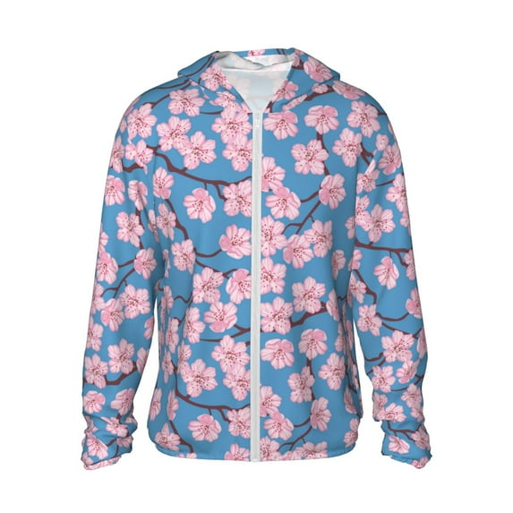 Xecao Orchids Flowers for Sun Shirt-A lightweight, hoodie-style long-sleeve UV protection garment designed for other outdoor activities.