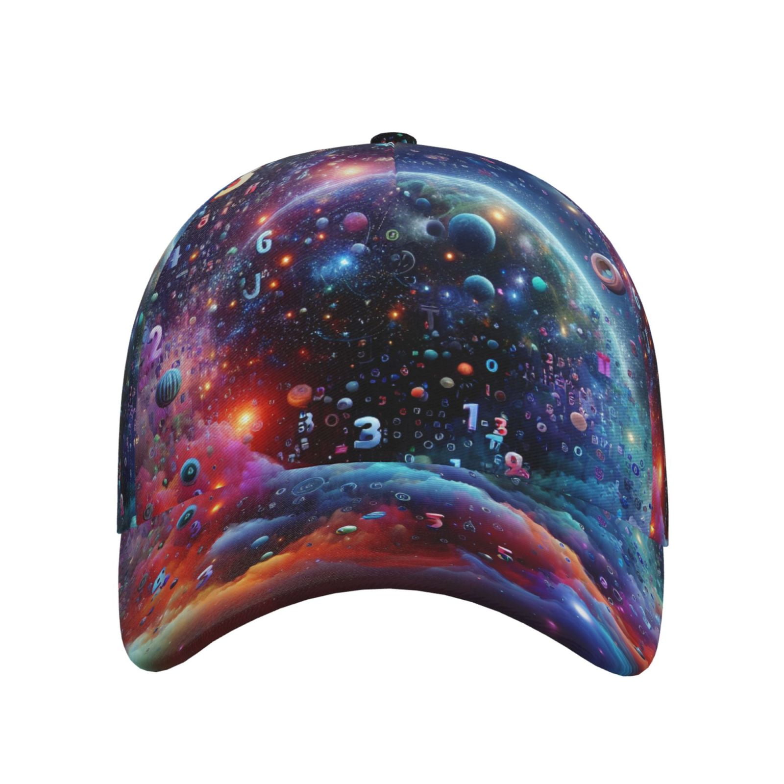 Xecao Outer Space Floating Numbers And Letters for Baseball Cap: Unisex ...