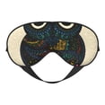 thumbnail image 1 of Xecao Owl with Mandala for Soft Fluffy Sleeping Blindfold, Nap eye cover tailored for the utmost comfort for girls, women, kids, and adults., 1 of 7