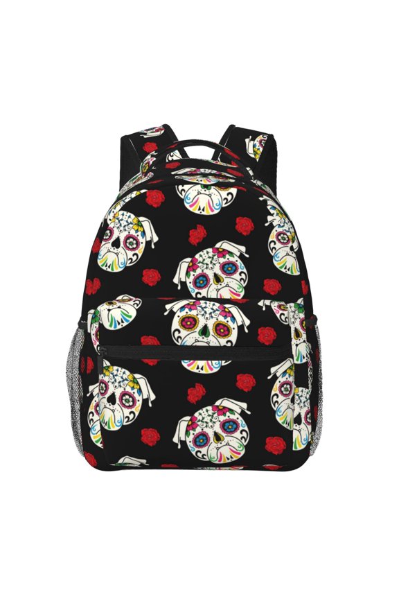 PUG Backpack, a stylish and functional choice for both men and women, is the perfect basic bookbag for college, work, or travel