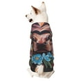 thumbnail image 1 of Xecao Painted Flower Puppy Pattern Sweatshirts Winter Pet Dog Hoodie Puppy Coat Dog Sweaters Dog Clothes with Hat Dog Clothes Costume Outfit,Small Pets Wear-X-Large, 1 of 7