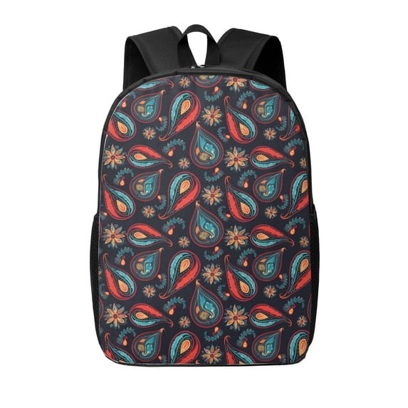Xecao Paisley1 print Travel Backpack, Large Computer Backpack for Men Women, College School Rucksack Book Bag