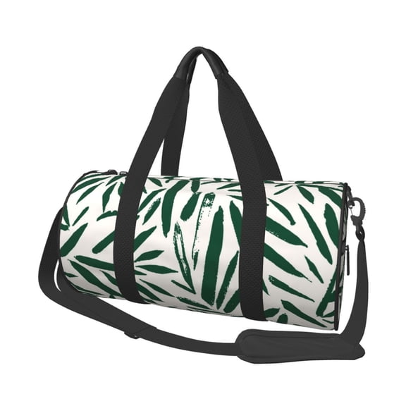 Xecao Palm Branch With Leaves Print Travel Duffle Bag, Bag Carry On Tote Bags for Women, Travel Sport Gym Bag for Men, Hospital Bag for Labor and Delivery