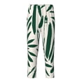 thumbnail image 1 of Xecao Palm Branch With Leaves Print Teenagers' Pajama Pants Long Sleep Pants Soft Elastic Waist Pajama Bottoms Elastic waist with 2 Pockets 5-16 Years-Small, 1 of 6