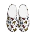 thumbnail image 1 of Xecao Panda And Glasses Print Cotton Slippers Fuzzy Warm Cozy Slippers Non Slip House Slippers For Indoor Outdoor Cotton Slippers House Slippers-8, 1 of 7