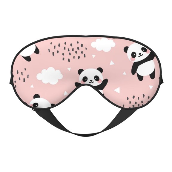 Xecao Panda for Soft Fluffy Sleeping Blindfold, Nap eye cover tailored for the utmost comfort for girls, women, kids, and adults.
