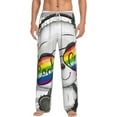 thumbnail image 1 of Xecao Panda with Sun glasses Men's Straight Lounge Pajama Pants: The Ultimate in Comfortable Sleepwear, 1 of 9