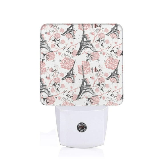 Xecao Paris for Night Light - a Wall-mounted LED Fixture with A Dusk-to-dawn Sensor, Ideal for Bedrooms, Bathrooms, Hallways, and Kitchens-