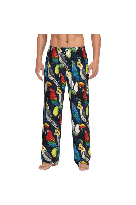 Parrot Men's Straight Lounge Pajama Pants: The Ultimate in Comfortable Sleepwear