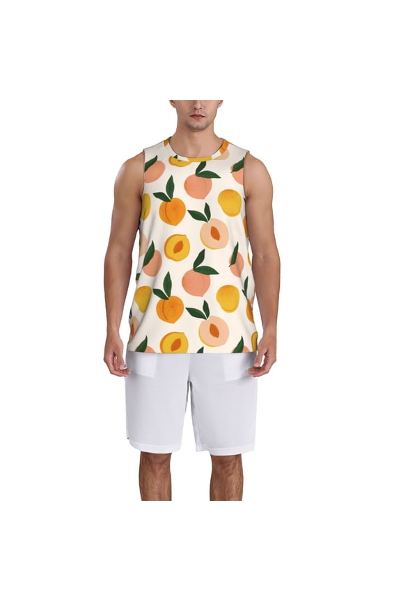 Peach1 print basketball shirt for both men and women, a unisex basketball jersey perfect for theme parties-XX-Large